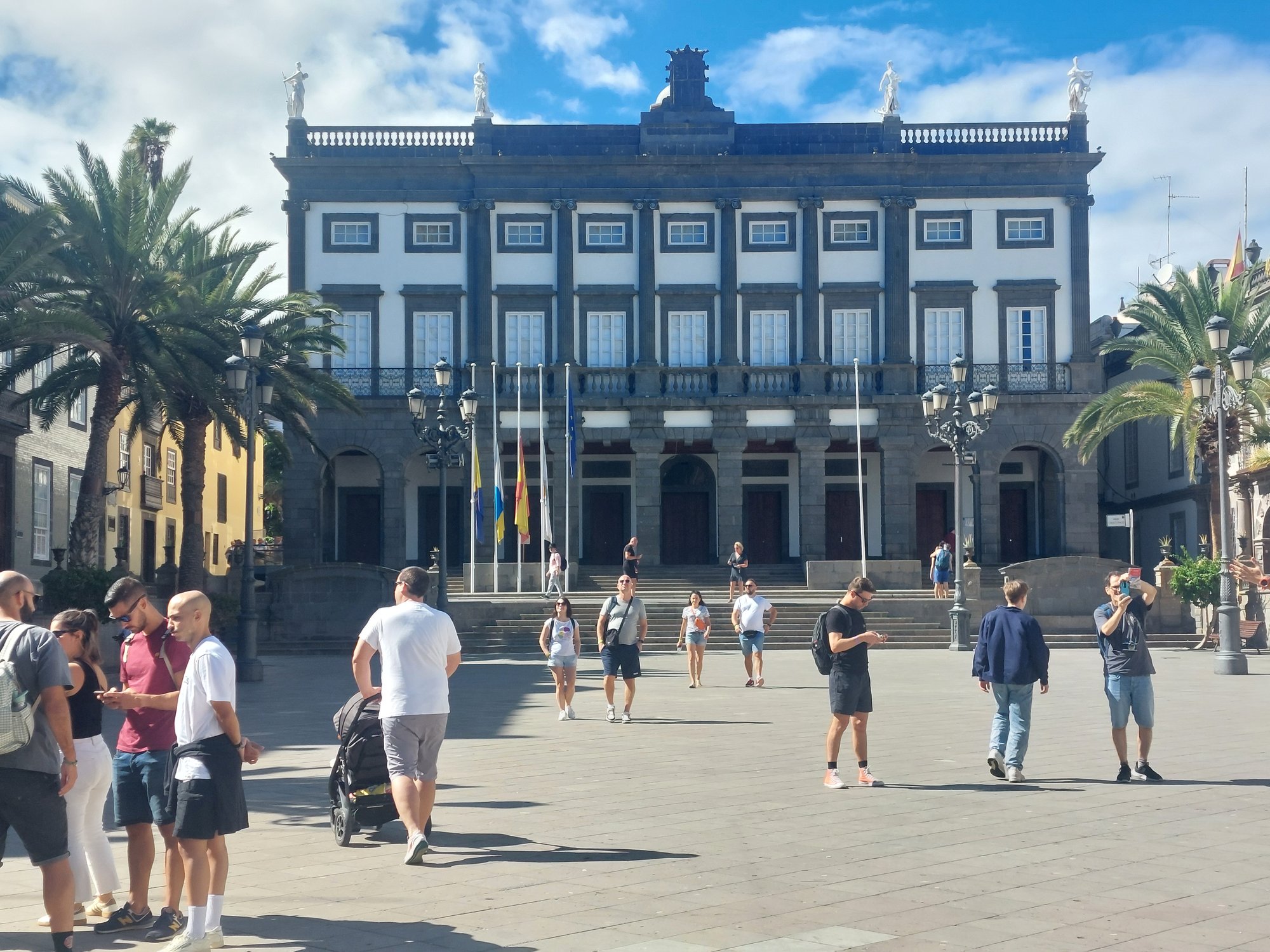 Plaza de Santa Ana in Las Palmas mit dem historischen Rathaus