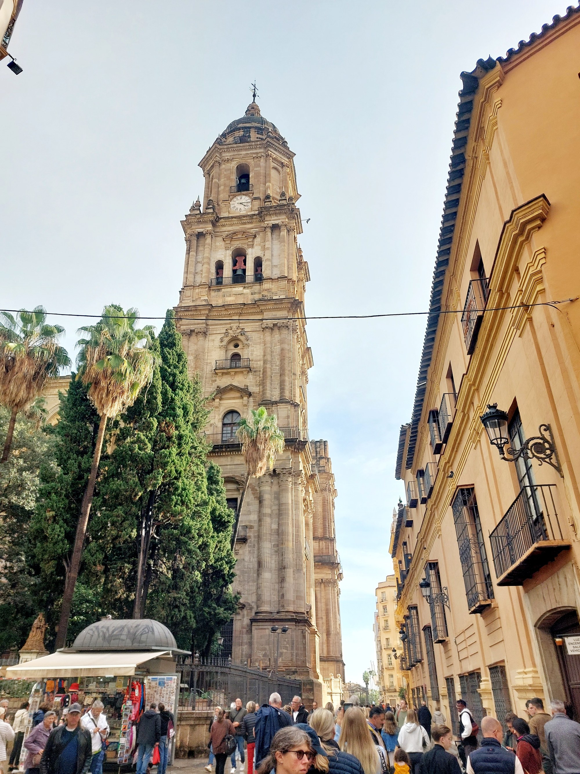 Turm der Kathedrale von Málaga, genannt La Manquita