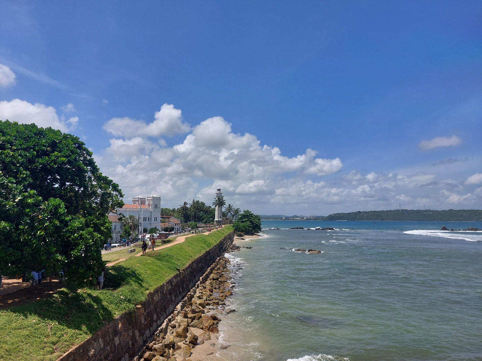 Festungsmauer und Leuchtturm von Galle, Sri Lanka