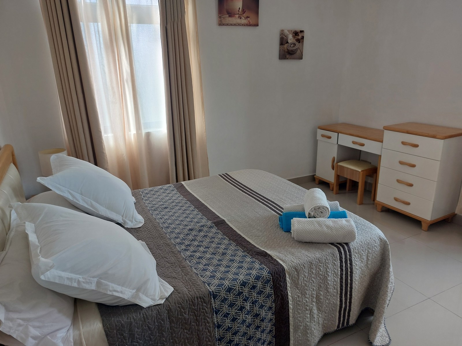 Schlafzimmer der Unterkunft in Pereybere, Mauritius