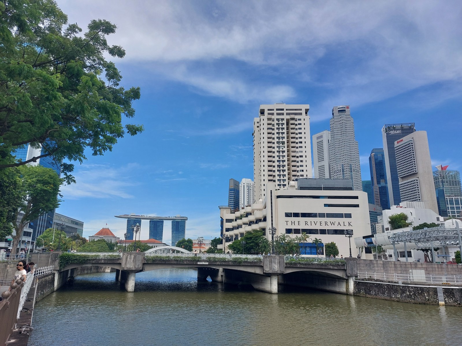 Clarke Quay Singapur am Tag