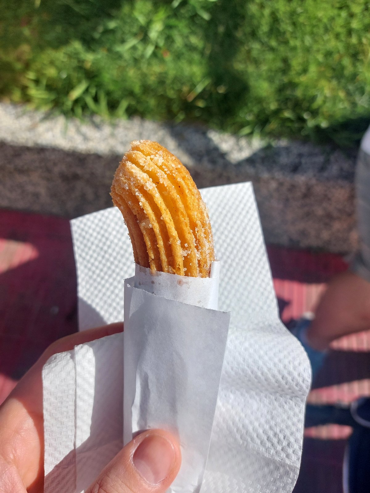 Gefüllte warme Churros von Churros Manolo in Punta del Este
